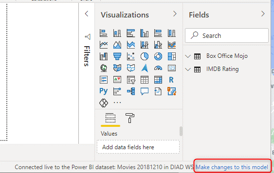 Bước 4: Tạo bộ dữ liệu DirectQuery cho Power BI
