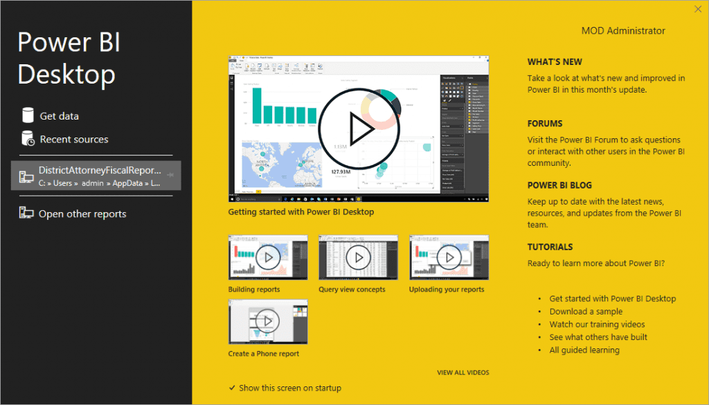 Cách dùng Power BI Desktop