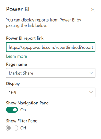 Cài đặt phần web Power BI Embedded cho SharePoint Online