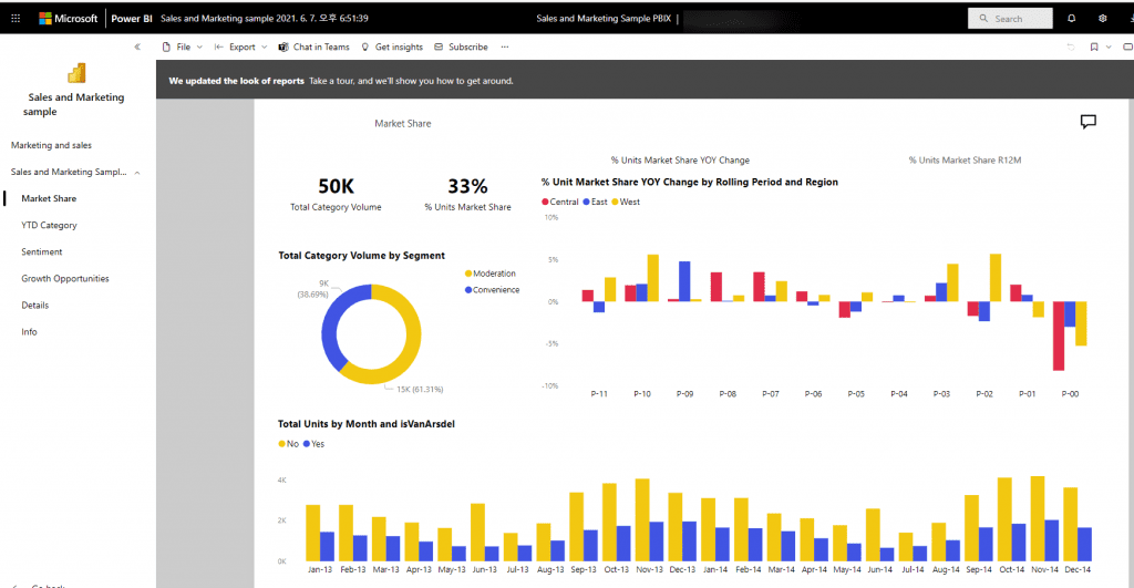 Bước 5 trong tính năng nhúng báo cáo Power BI vào cổng thông tin