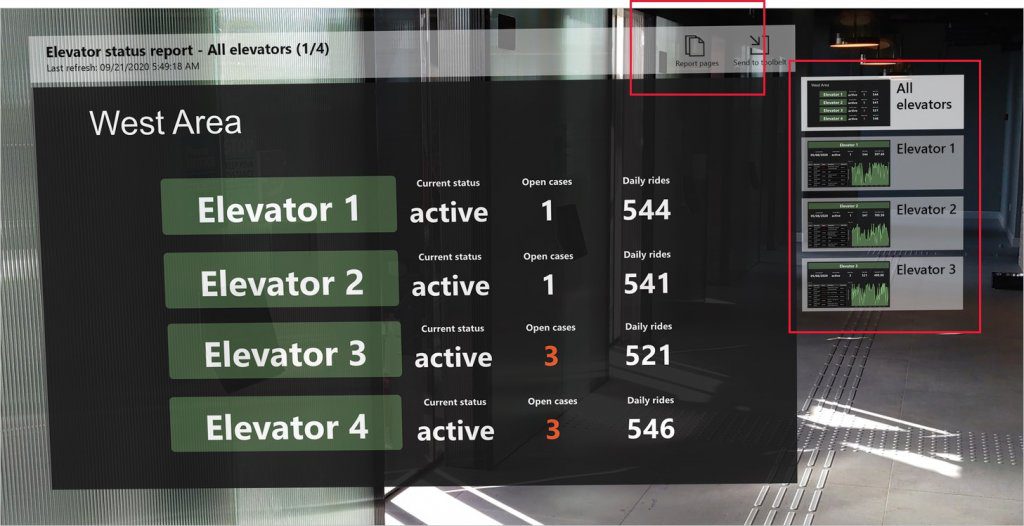 Power BI for HoloLens 2