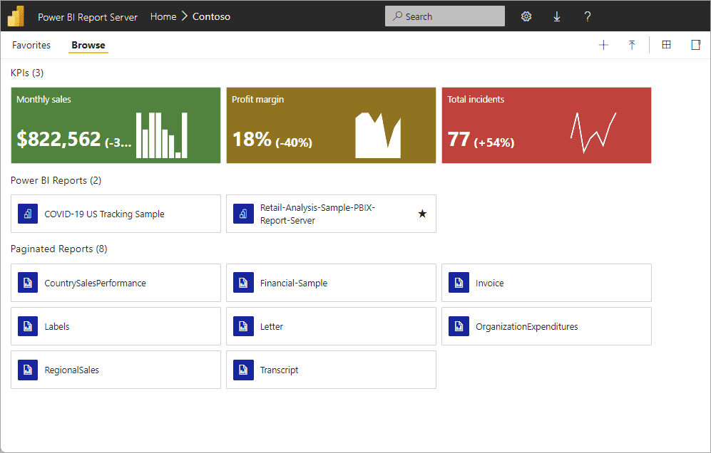 Tổng quan Power BI Report Server