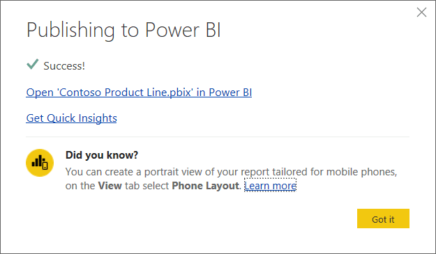 Bước 4: Xuất bản báo cáo và tập dữ liệu Power BI Desktop