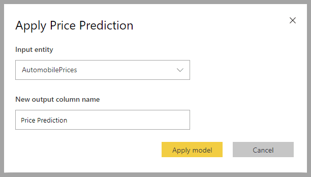 machine learning trên Power BI