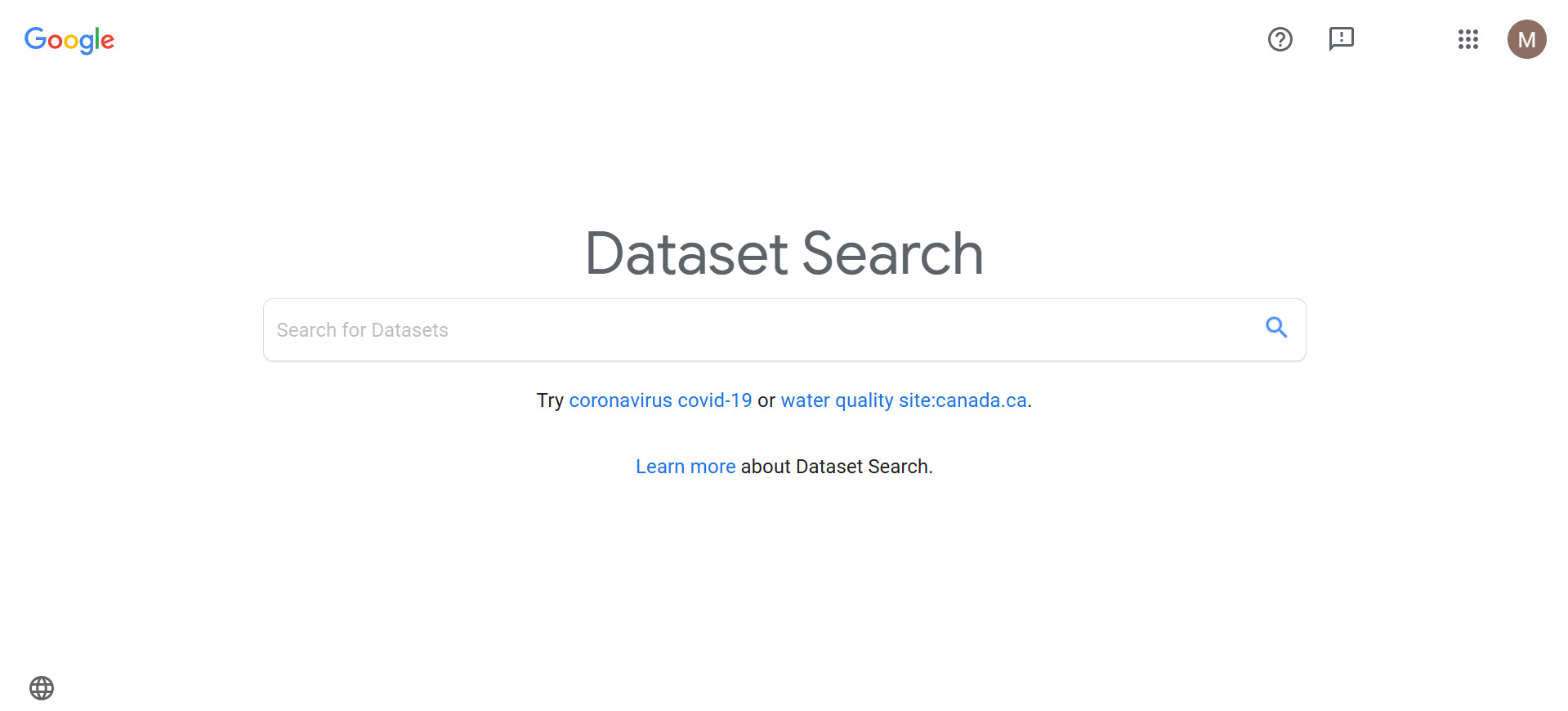 Dataset từ Google Dataset Search để làm Data Analyst