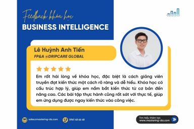 Em rất hài lòng về khóa học, đặc biệt là cách giảng viên truyền đạt kiến thức một cách rõ ràng và dễ hiểu. Khóa học có cấu trúc hợp lý, giúp em nắm bắt kiến thức từ cơ bản đến nâng cao. Các bài tập thực hành cũng rất sát với thực tế, giúp em ứng dụng được ngay kiến thức vào công việc.